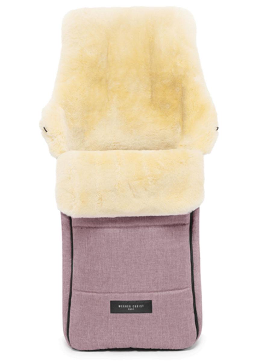 AROSA Lammfellfußsack, rosa