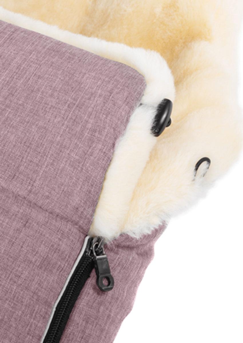 AROSA Lammfellfußsack, rosa – Bild 3