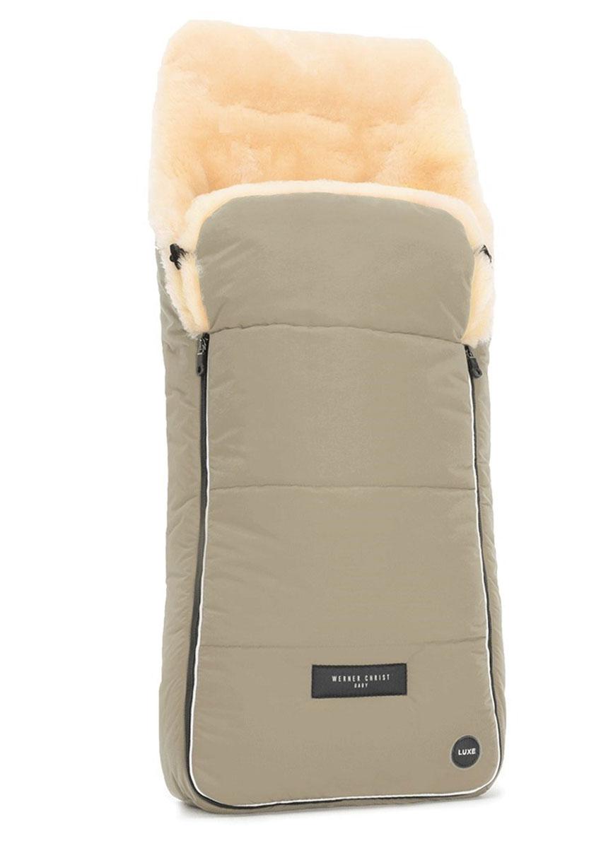 AROSA LUXE Lammfellfußsack, Sahara