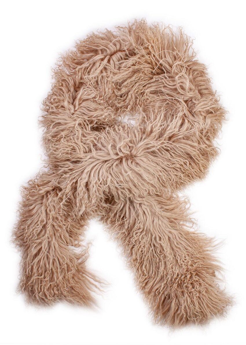 Tibet-Lammfell Schal