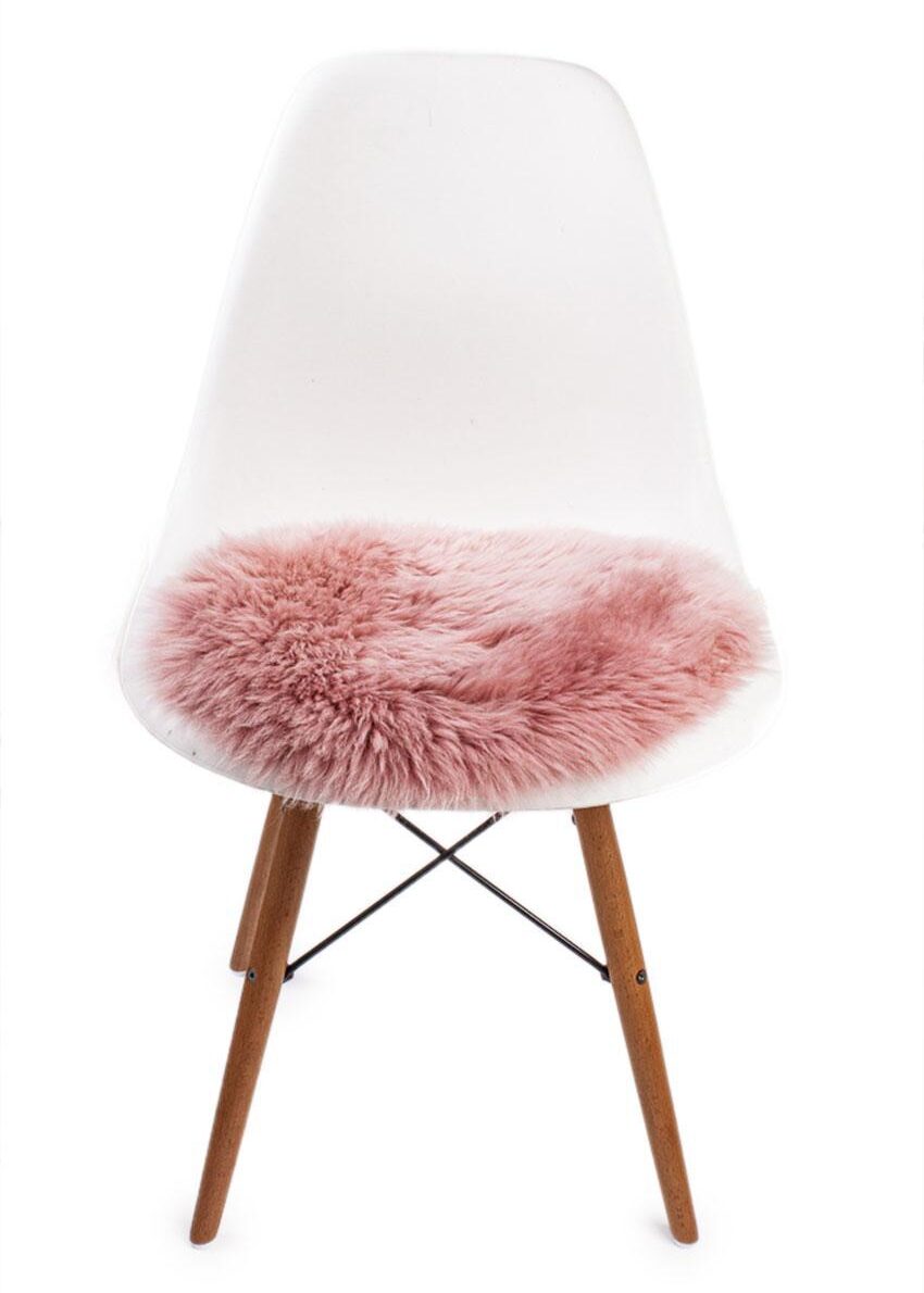 Stuhlauflage rund, malve