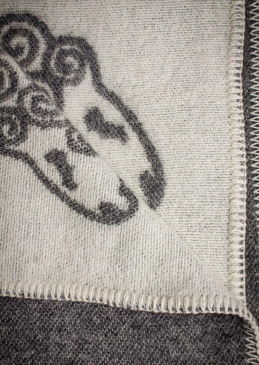Wolldecke "Schaf", grau – Bild 4