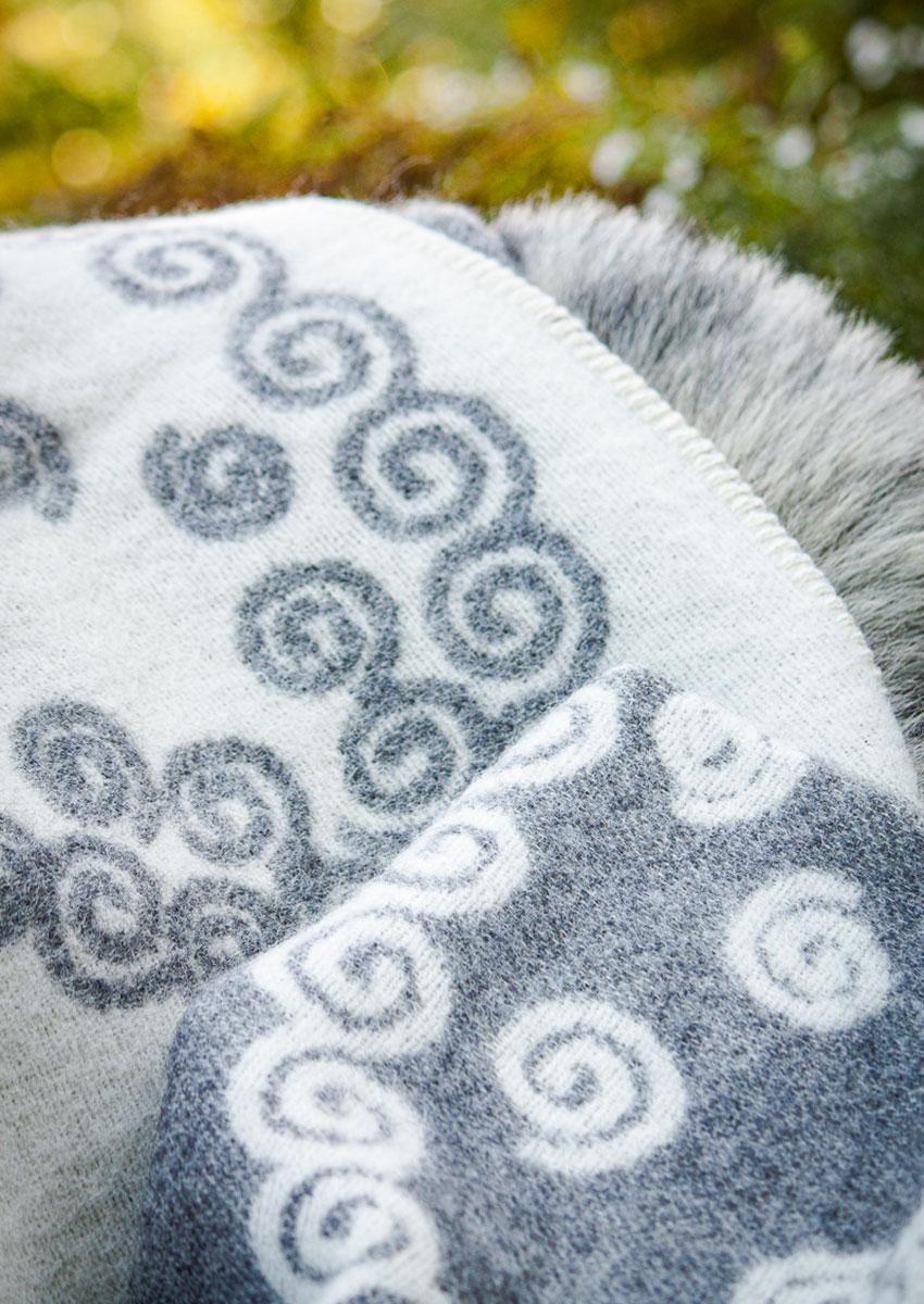 Wolldecke "Schaf", grau – Bild 3