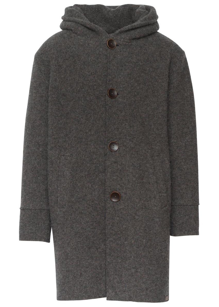 Herren Walkmantel "Adriano", Asche