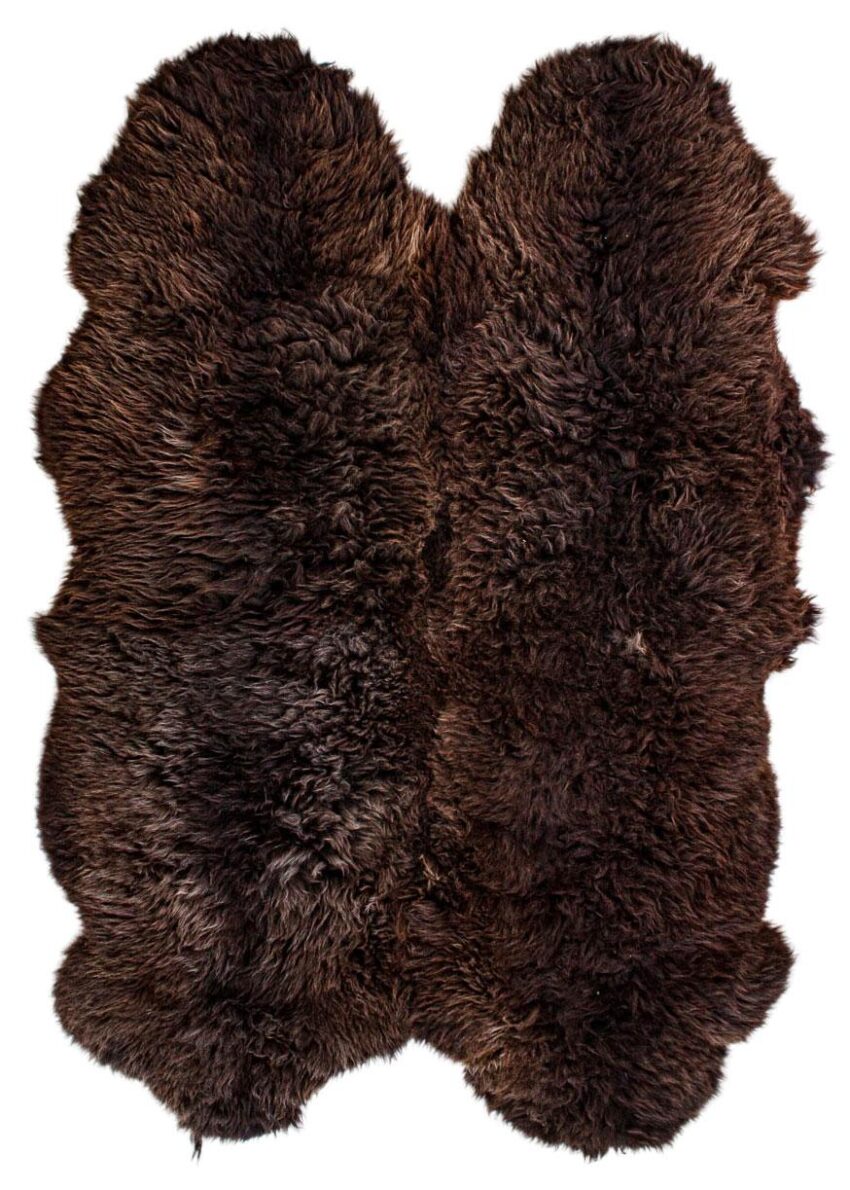 Deutsches Wollschaf dickwollig"Einzelanfertigung XXL" Vierfach-Lammfell