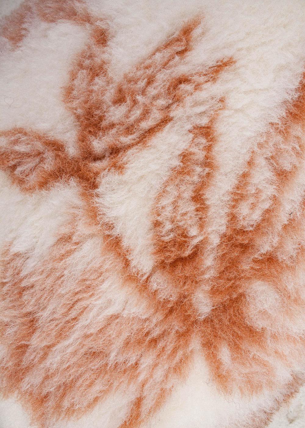 Motiv-Kissen "Floral", Merinowolle – Bild 3