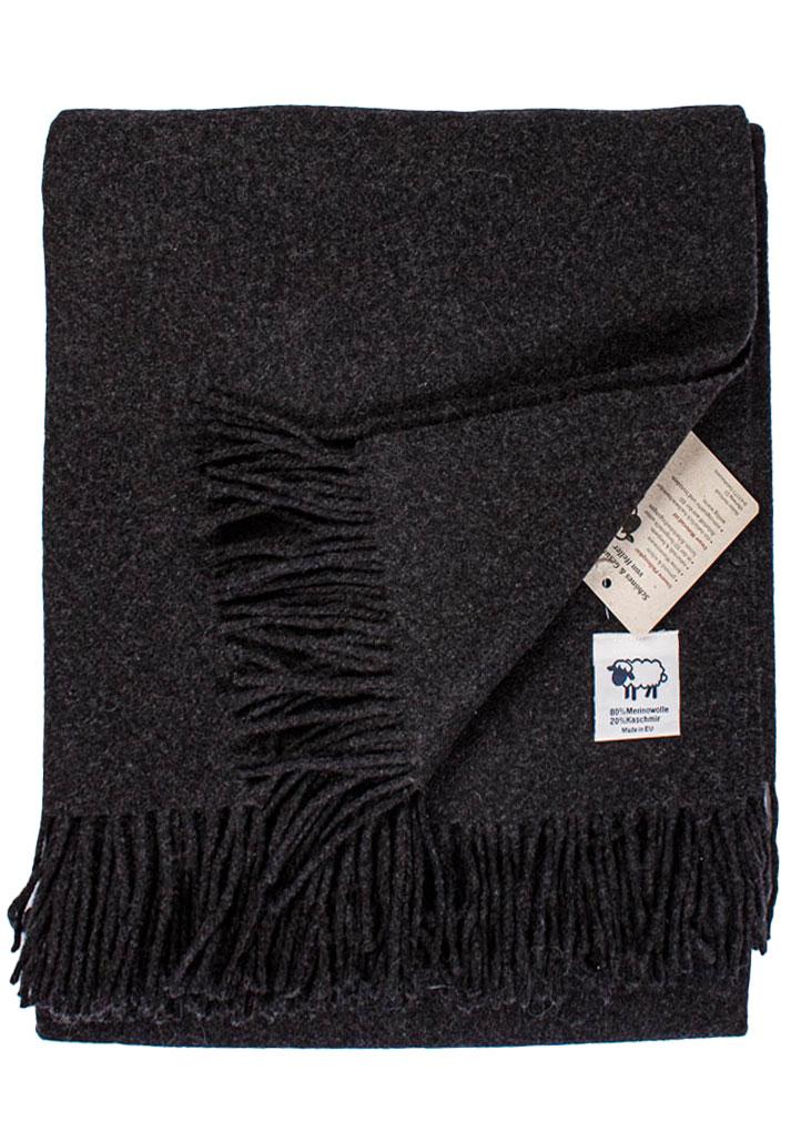 Wolldecke "Horn" 100% Merino- & Kaschmirwolle