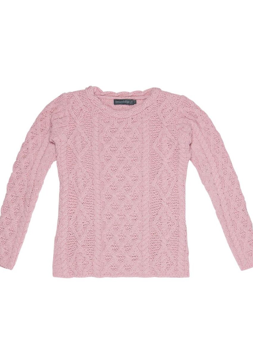 Pullover "Heirloom" von Irlandseye®, pale pink
