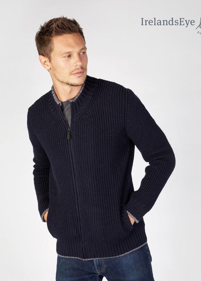 Strickjacke "Heirloom" von Irlandseye®, Navy