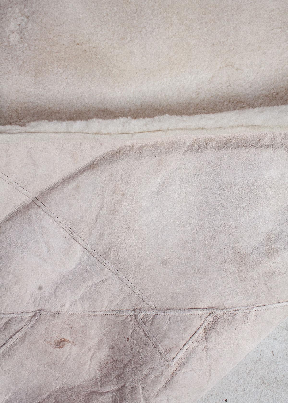 Bettauflage, medizinisches Lammfell, natur 200x70 – Bild 4