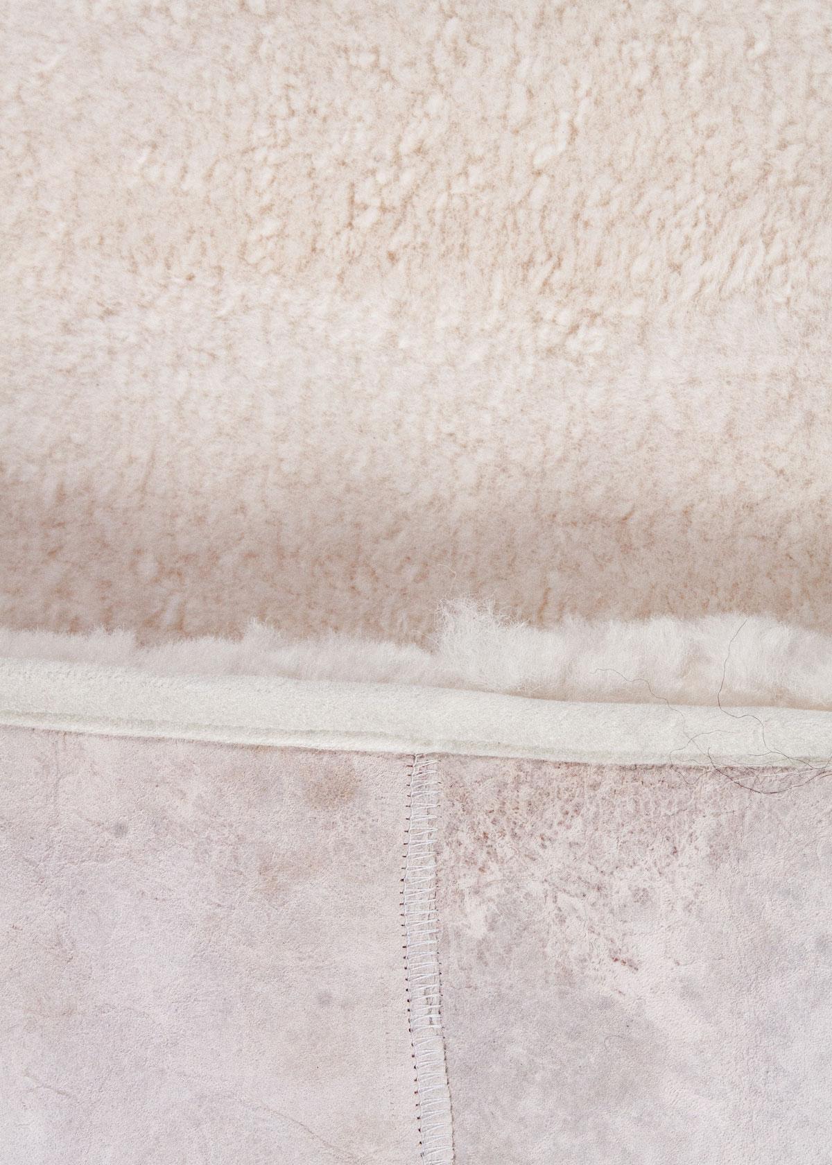 Bettauflage, medizinisches Lammfell, natur 160x90 – Bild 4