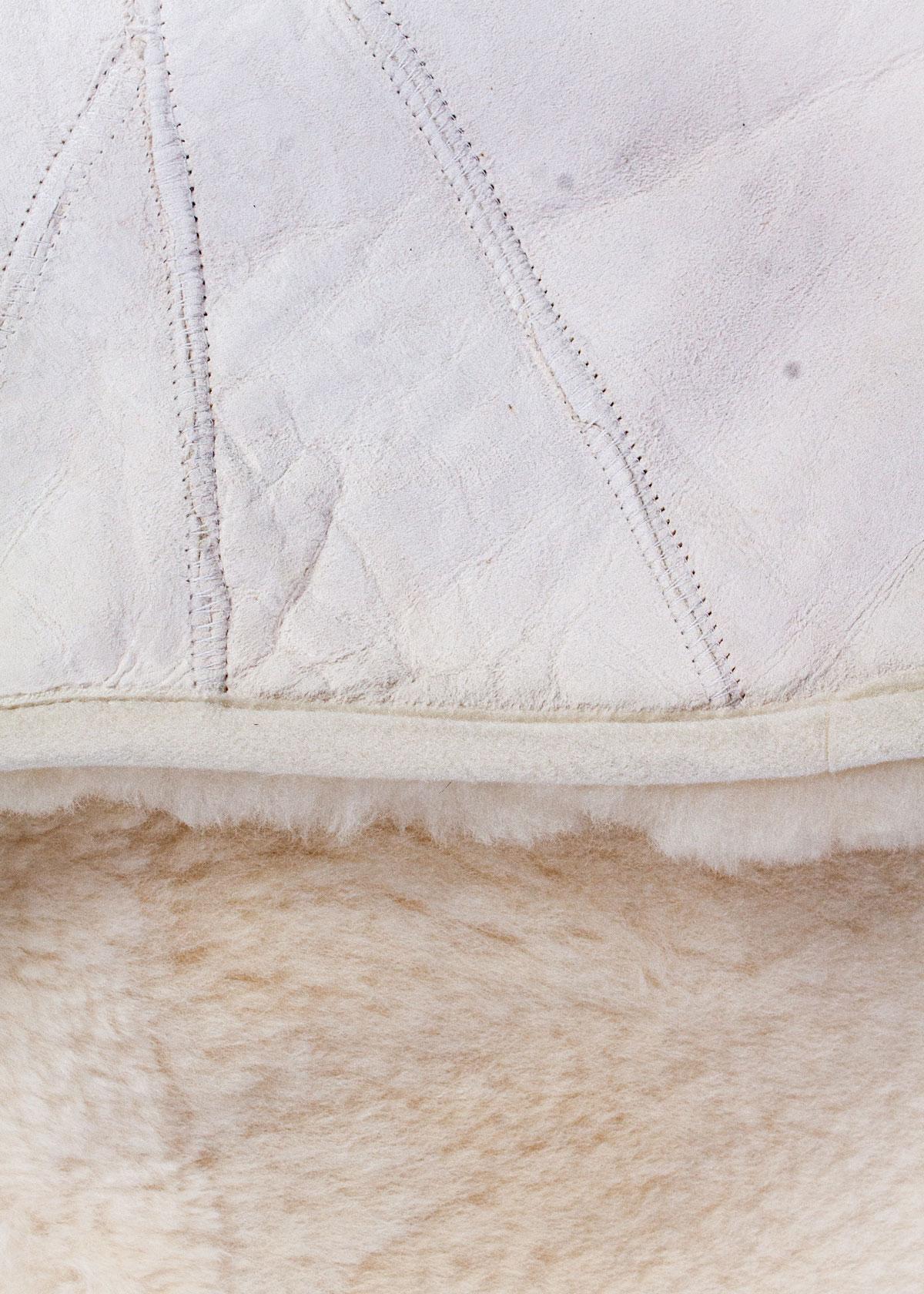 Bettauflage, medizinisches Lammfell, natur – Bild 4