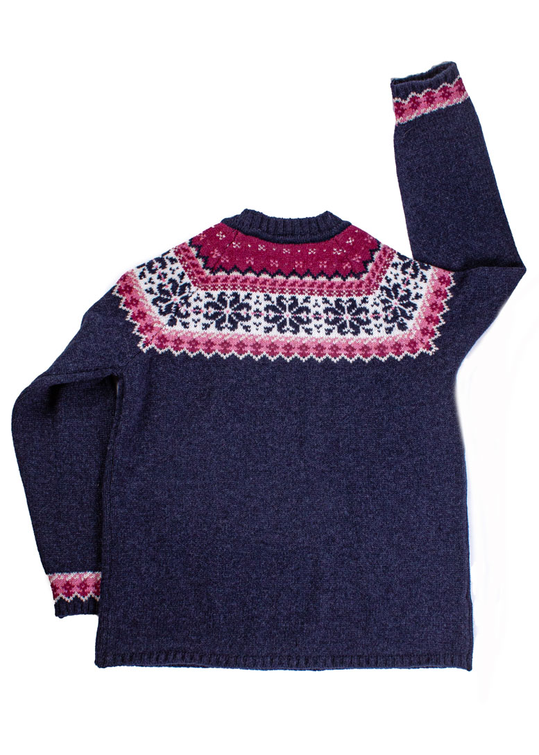 "Lilith" Damen Lambswool Pullover, William Lockie – Bild 3