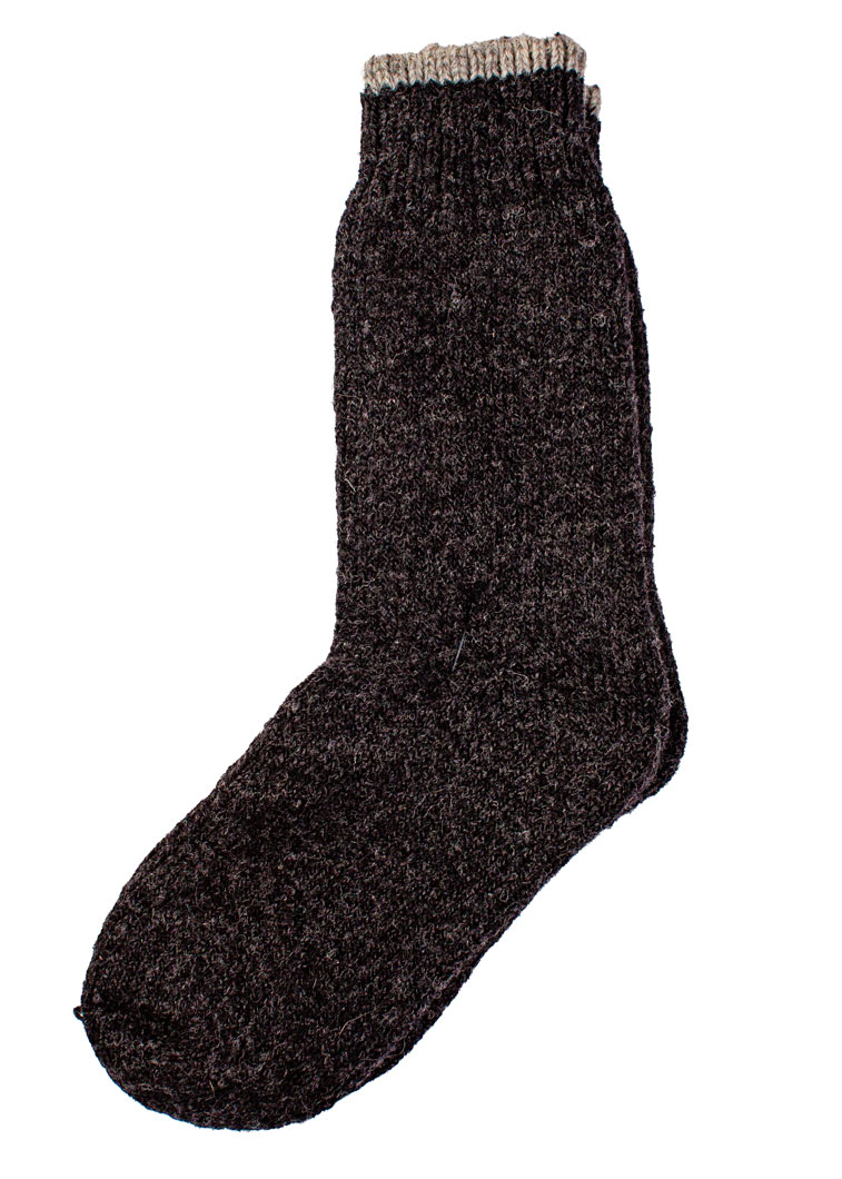 Extra dicke Wollsocken, anthrazit