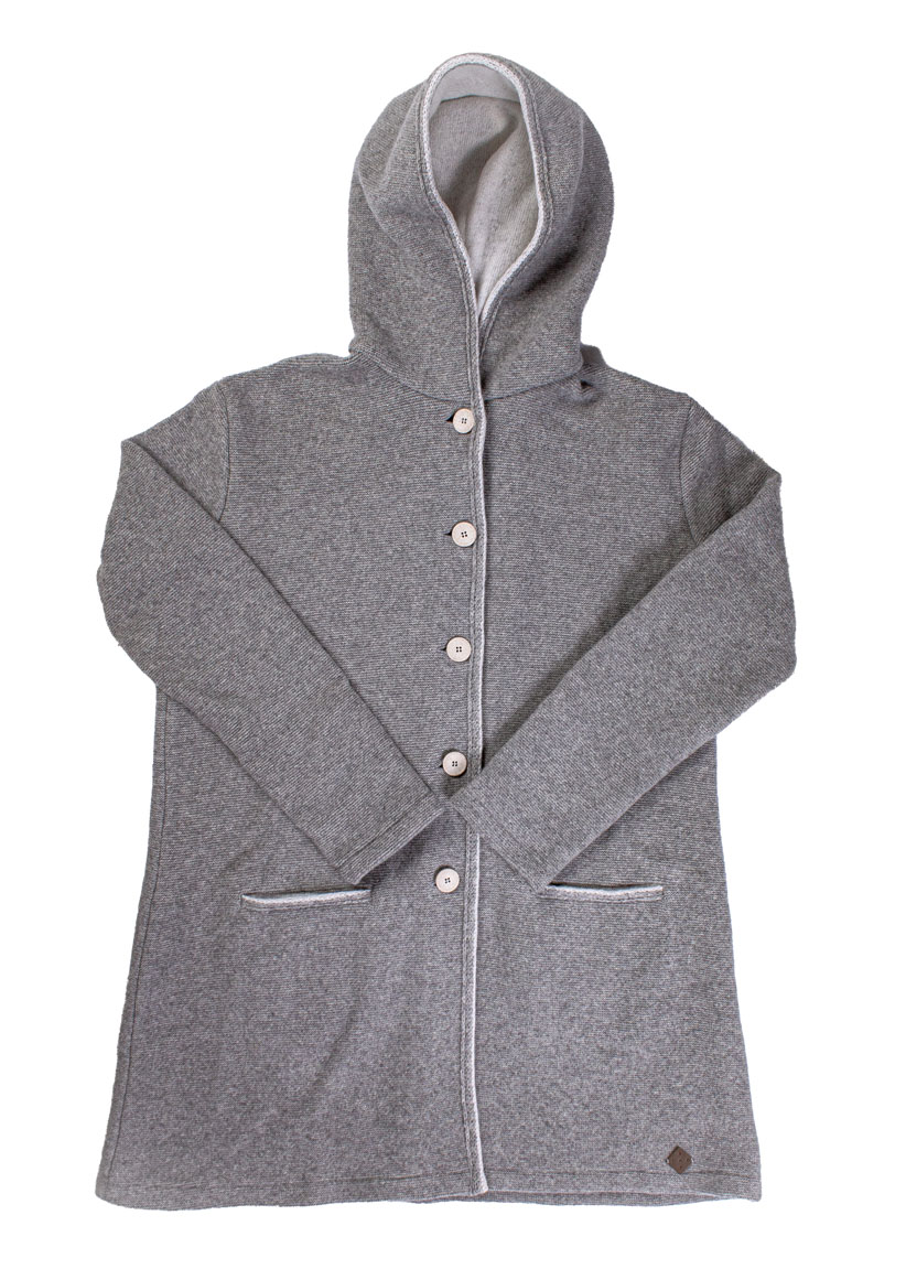 Damen Strickmantel "Anetta", Kiesel