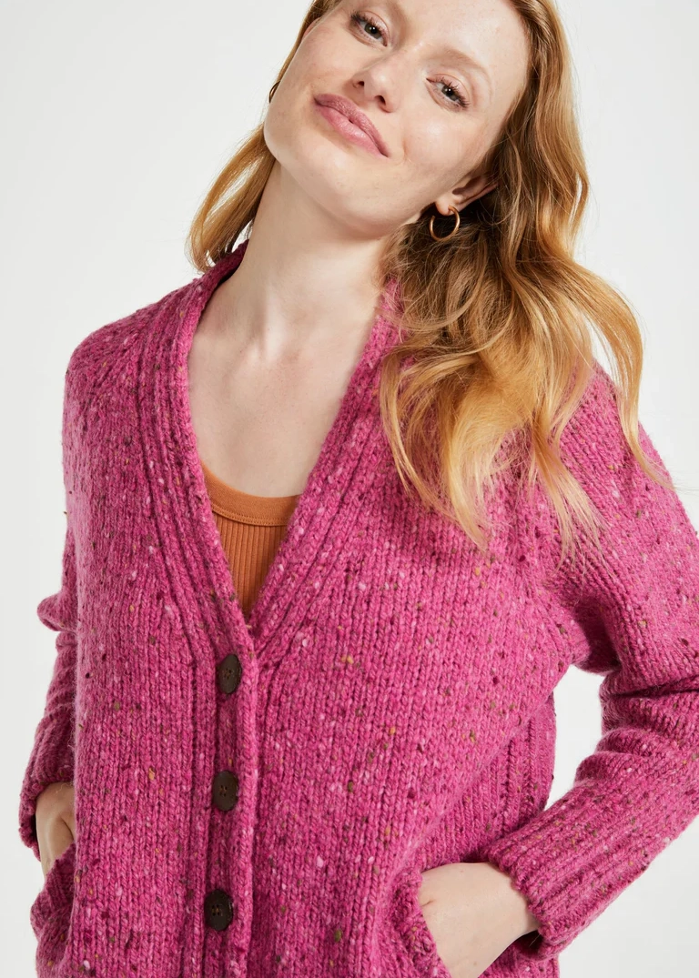 Bonny Glen Tweed Cardigan, Aran Woollen Mills