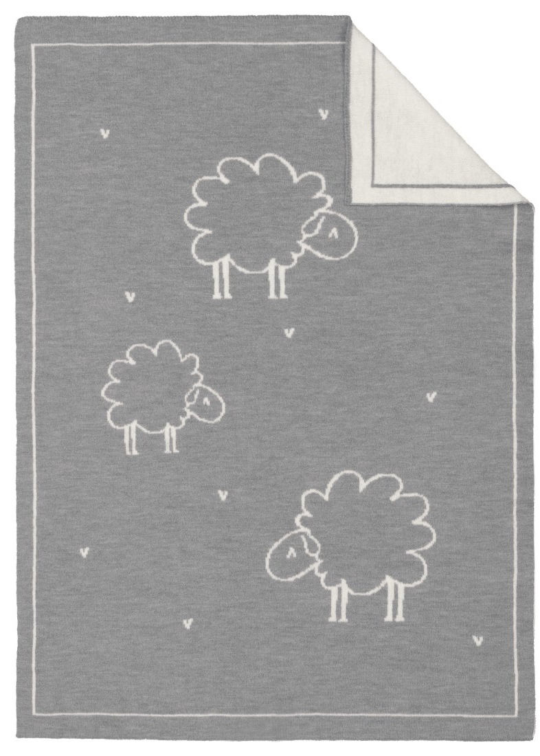 Eagle Products Babydecke "Lilly" aus Schurwolle