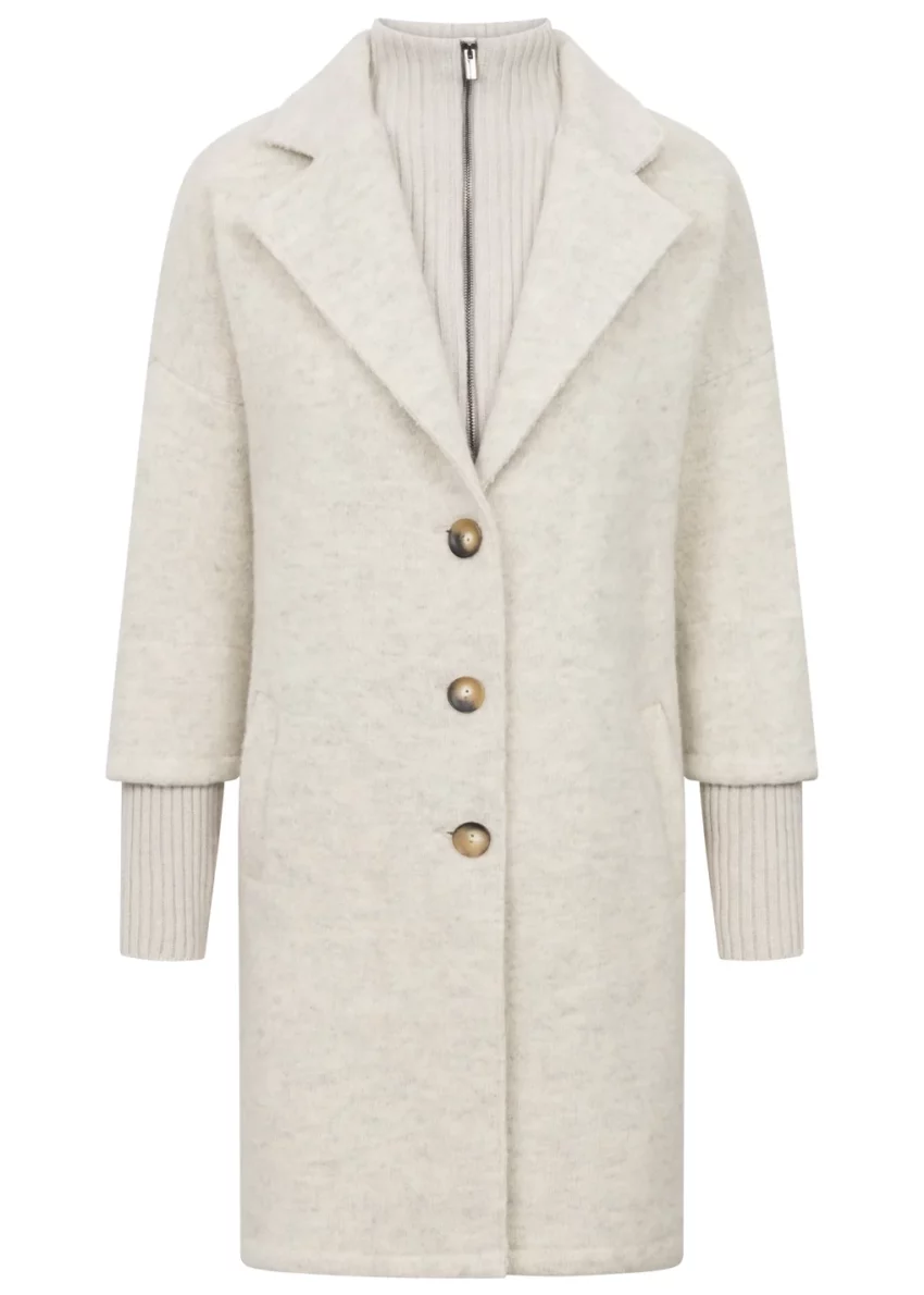 Damen Mantel "Aniela", ecru