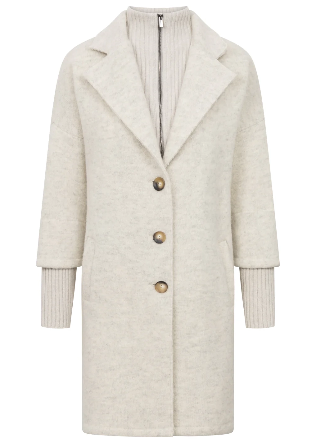 Damen Mantel "Aniela", ecru