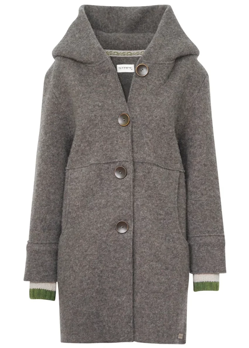 Damen Walk Mantel "Annika" fels