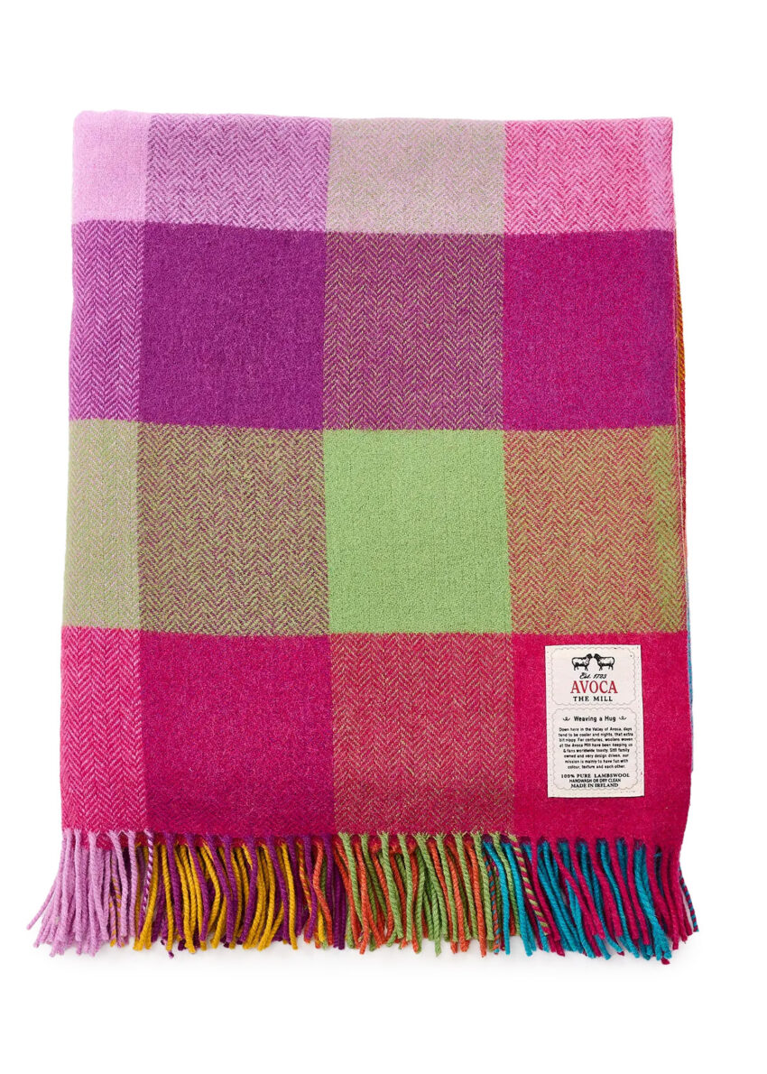 Avoca® Lambswoool Decke "Circus"