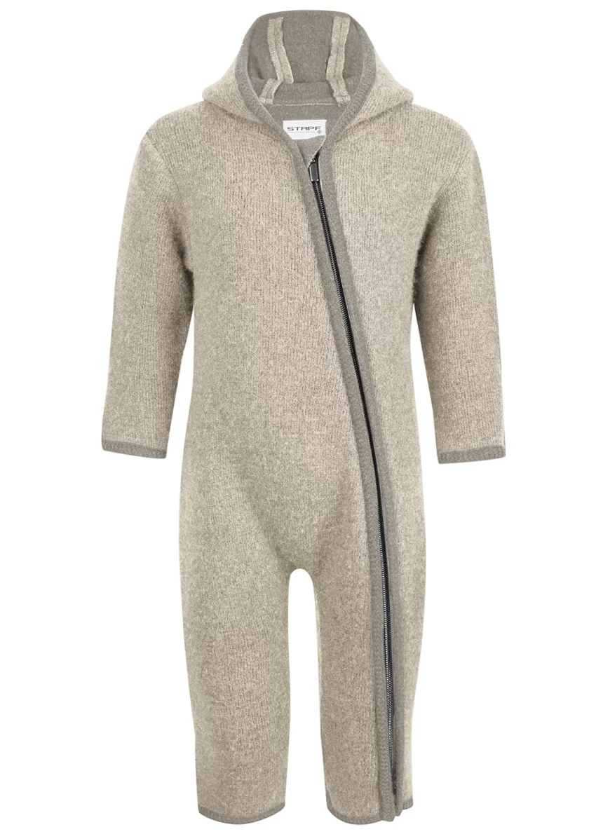 "Donnerstein" Lambswool-Baby Strampler, eske lero