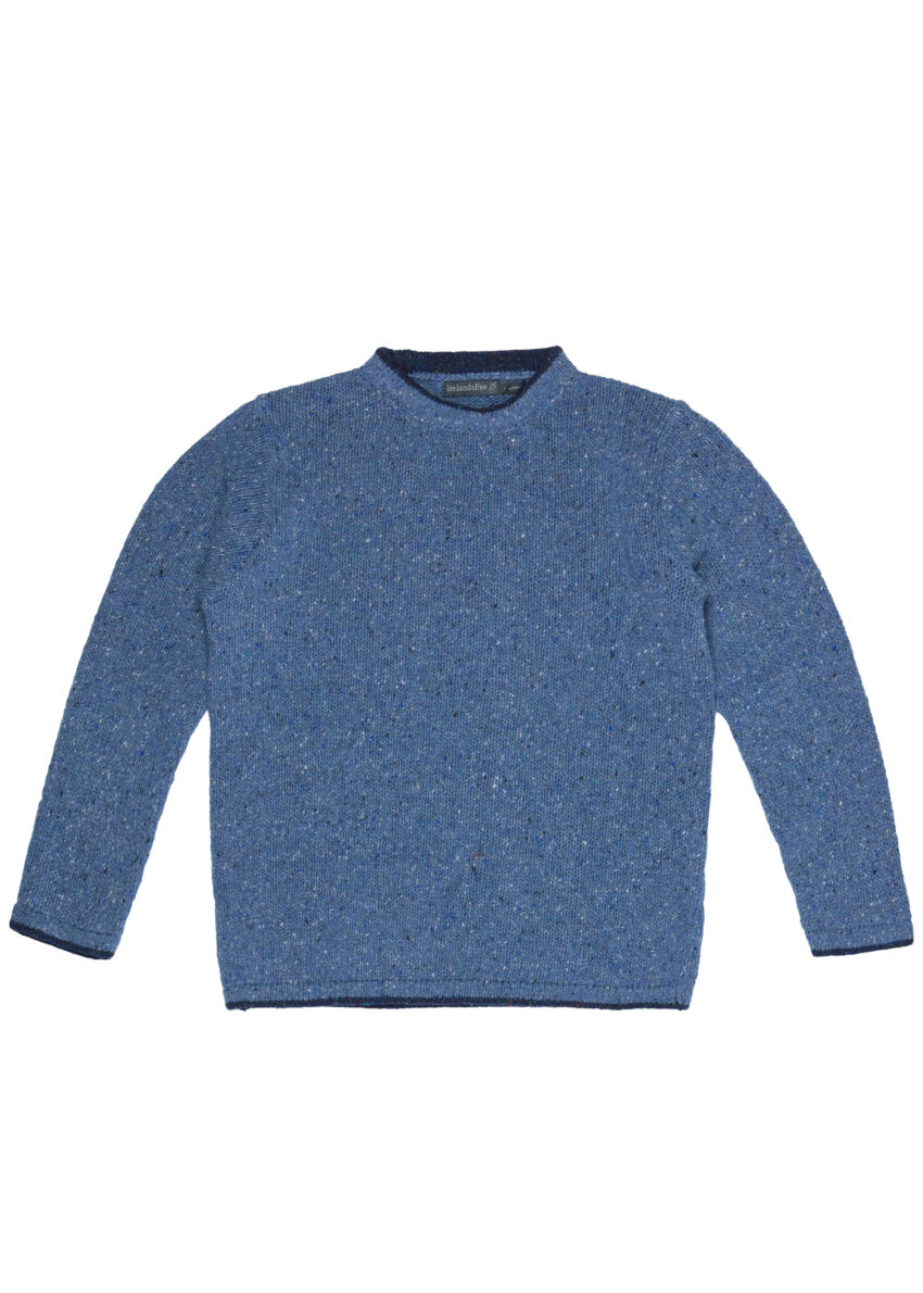 Pullover Roundstone Sweater "Heirloom" von Irlandseye®, Blue Ocean