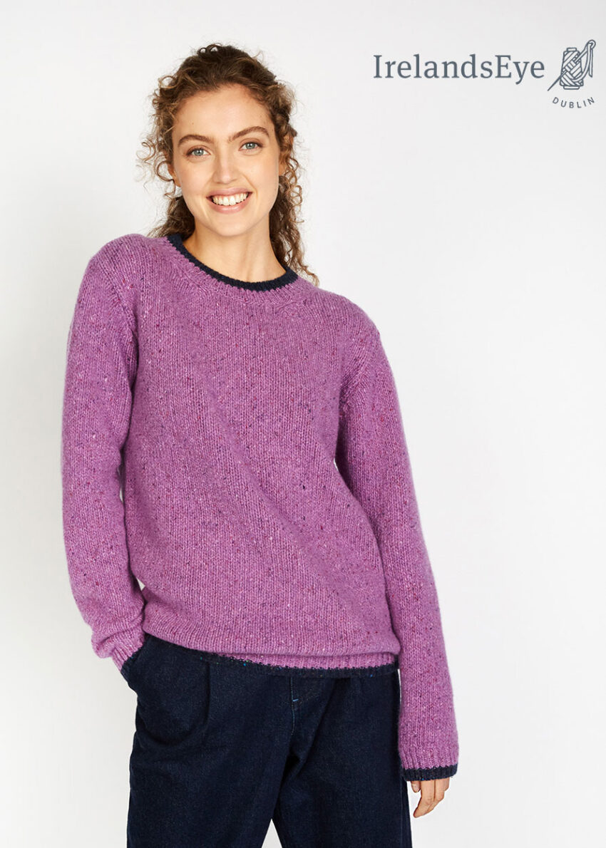 Slaney Crew Neck Sweater von Irlandseye®, orchid