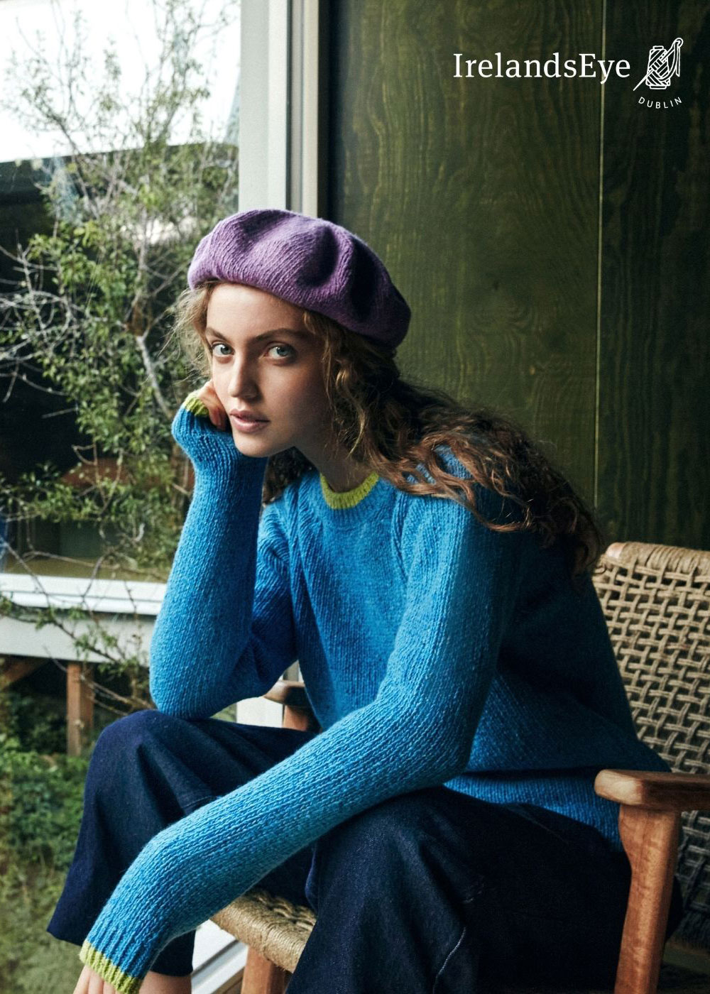 Slaney Crew Neck Sweater von Irlandseye®, Forget Me Not Blue – Bild 4