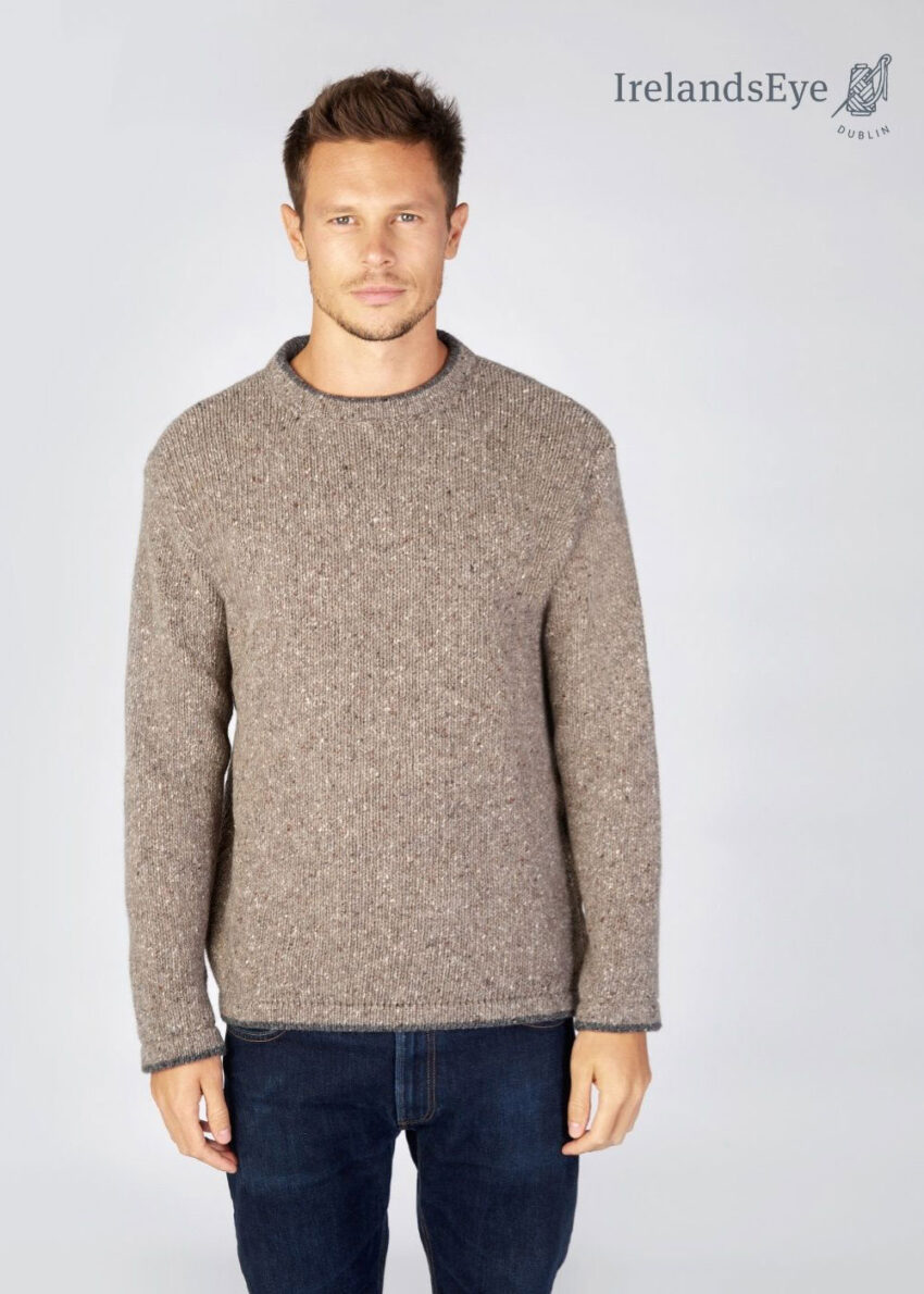 Pullover Roundstone Sweater "Heirloom" von Irlandseye®, Rocky Ground