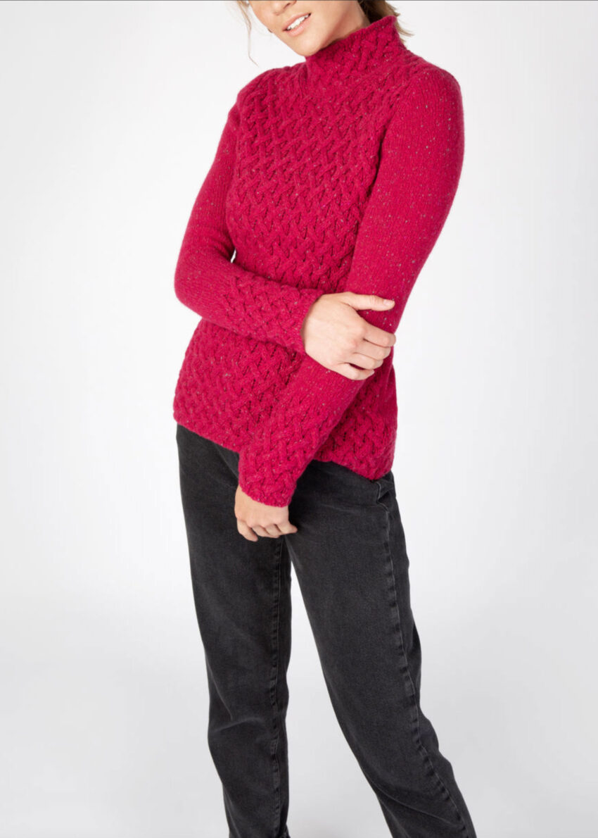 Trellies Sweater "Heirloom" von Irlandseye®, Bramble Berry