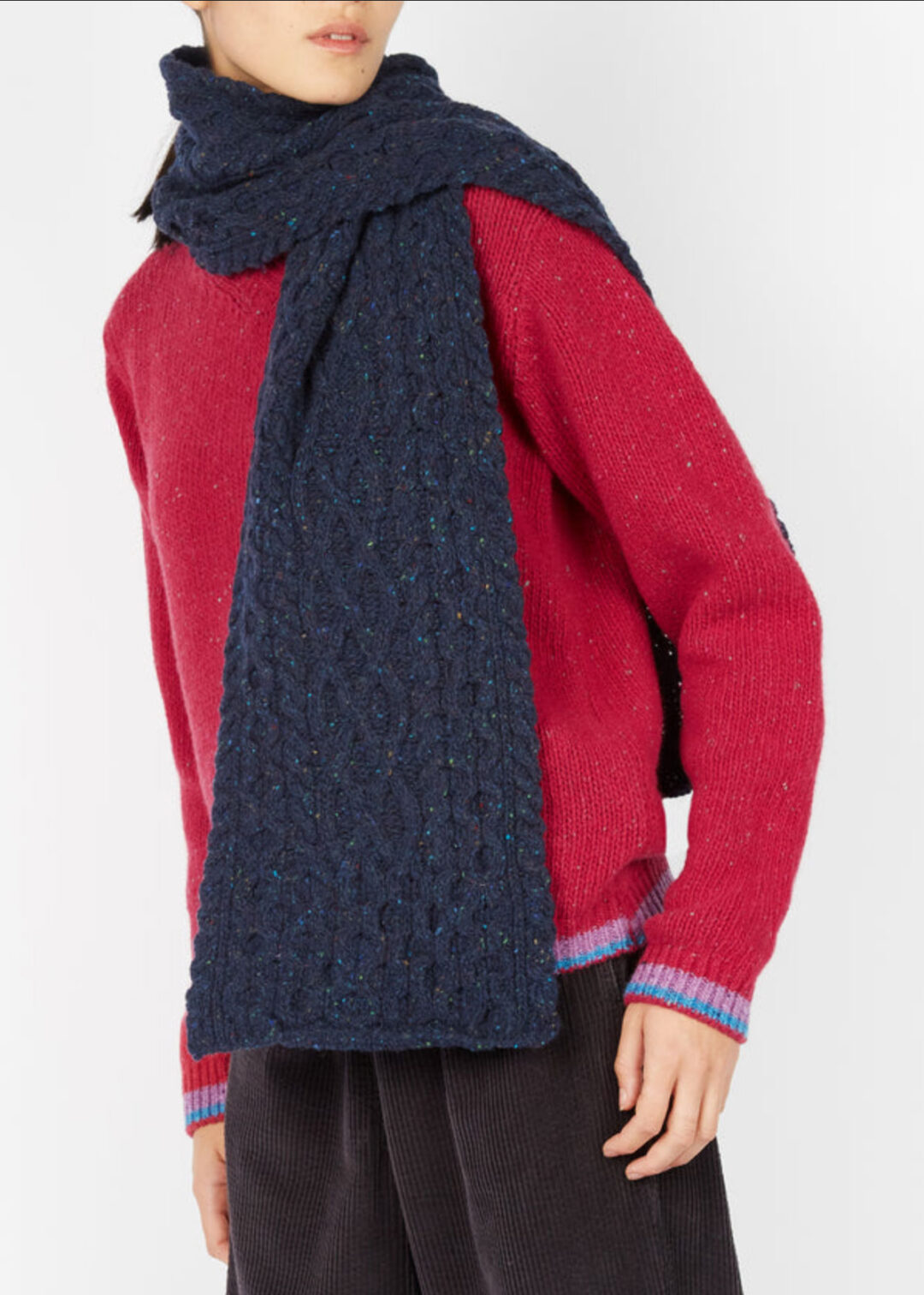 Schal "Heirloom" von Irlandseye®, Rich Navy