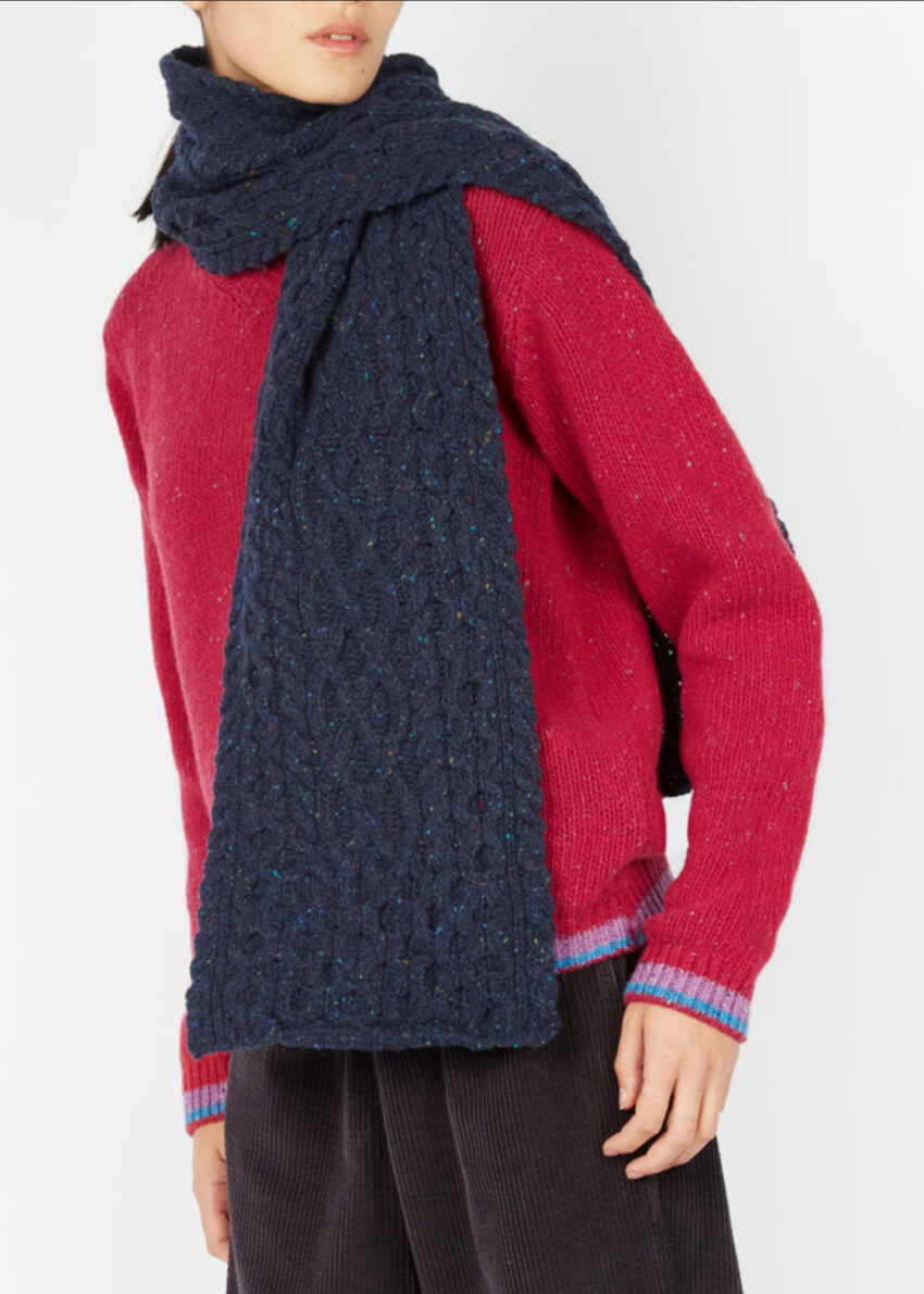 Schal "Heirloom" von Irlandseye®, Rich Navy